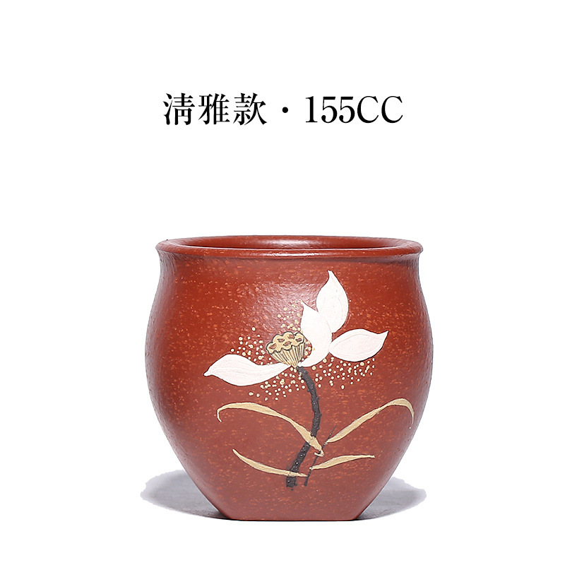 Chén tử sa nghi hưng, chén chủ nhân dung tích 155 ml