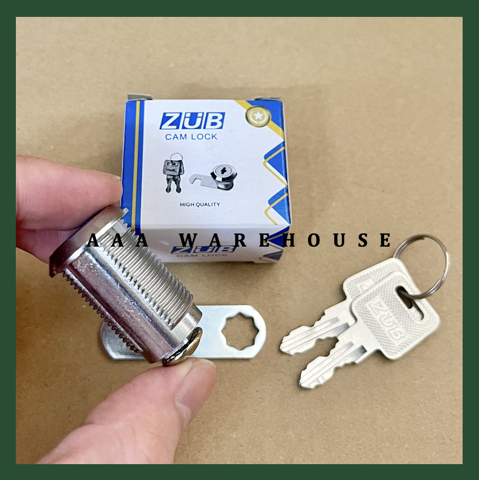 [ZUB] Khoá tủ, Khoá cốp 3P ZUB (Khoá cốp 3 phân zub)