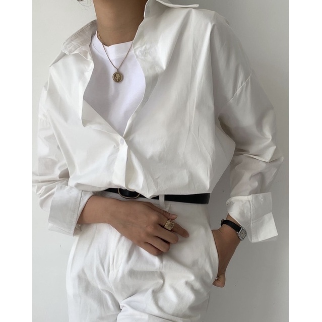 Áo Thun Trơn Nữ Basic Dáng Form Vừa Loude Regular Basic Tee | LA3569 | Lana Official