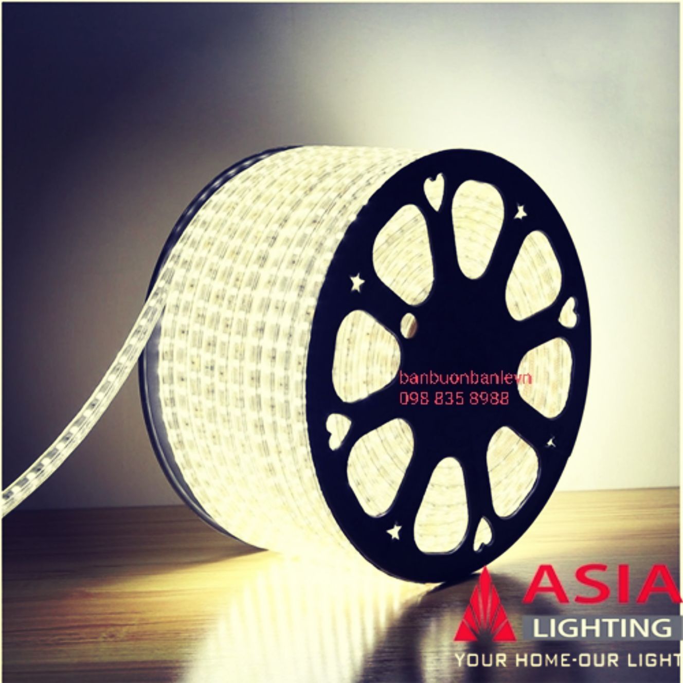 Đèn led dây 3 hàng led 2835 ASIA -180 Chip