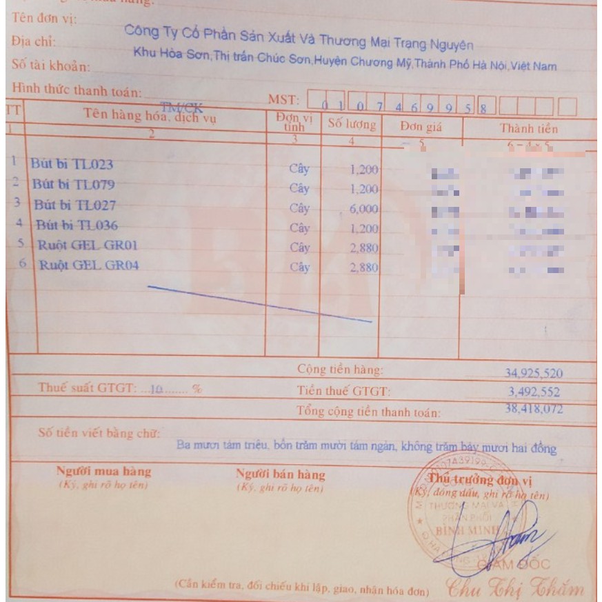 Bút cắm bàn đôi Thiên Long FOPH01