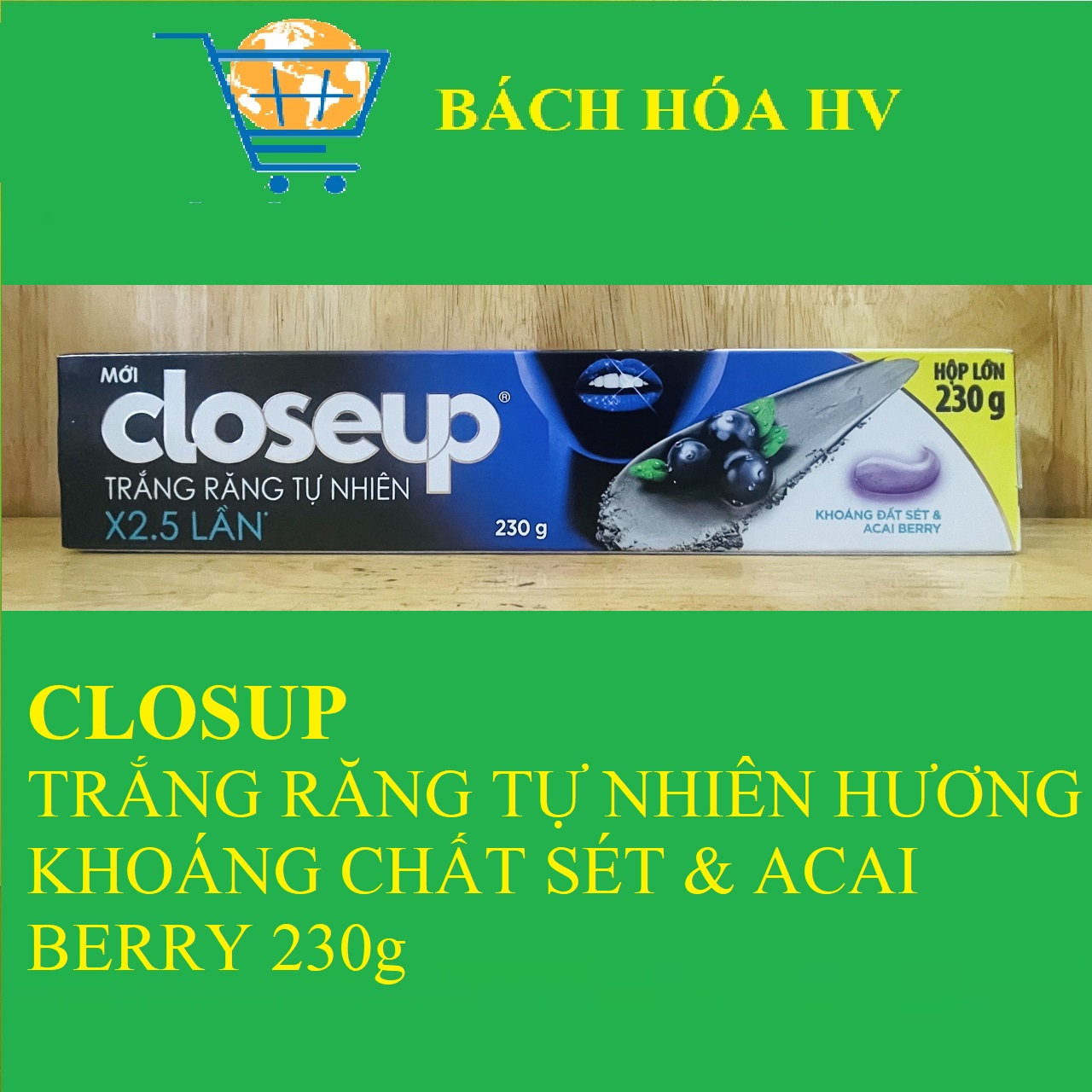 CLOSEUP kem đánh răng 230g - BACH HOA HV