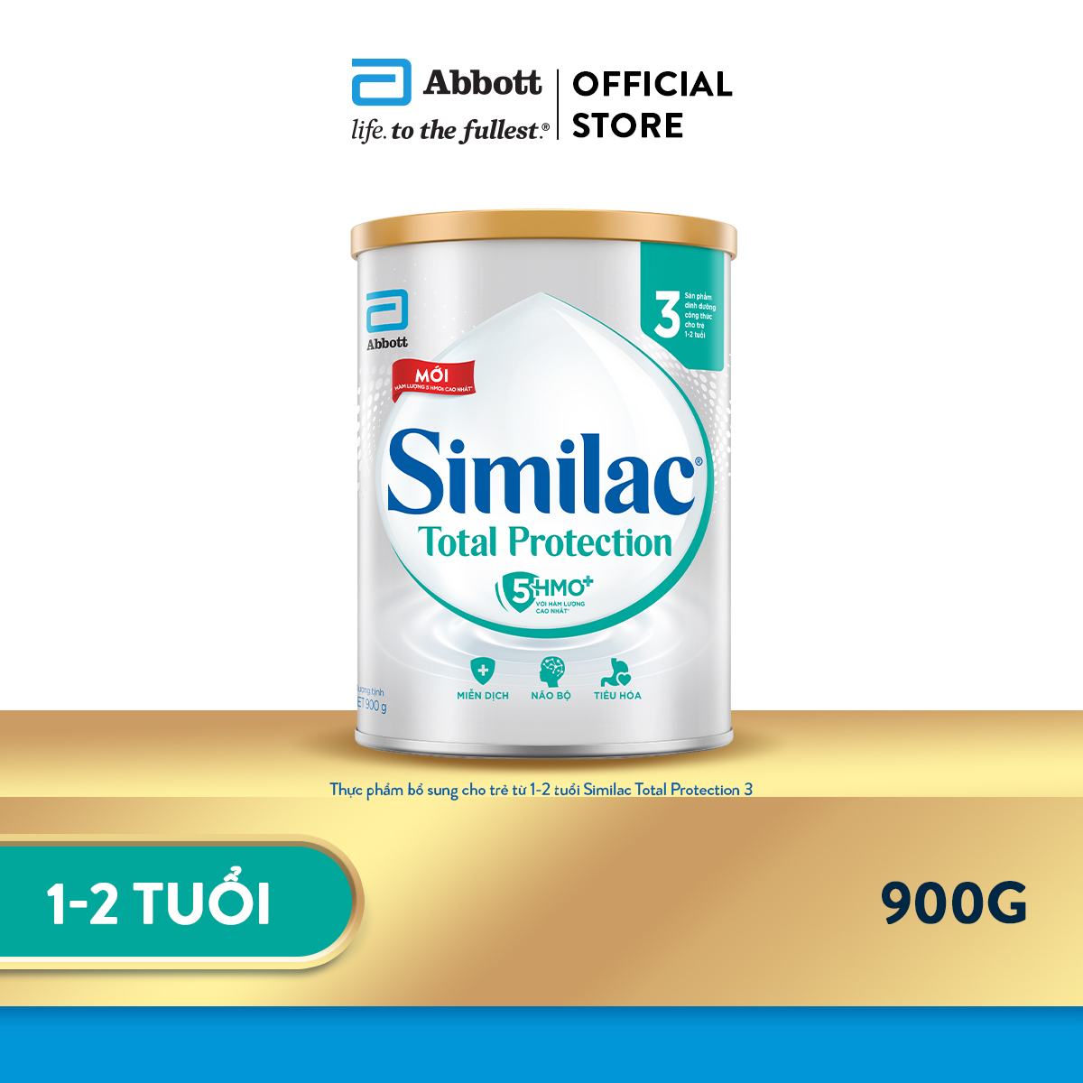 (BÁN CHẠY) Sản phẩm dinh dưỡng công thức cho trẻ 1-2 tuổi Similac Total Protection 3 900g