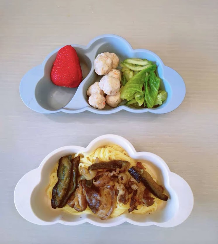 Bát ăn dặm sợi tre hình mây