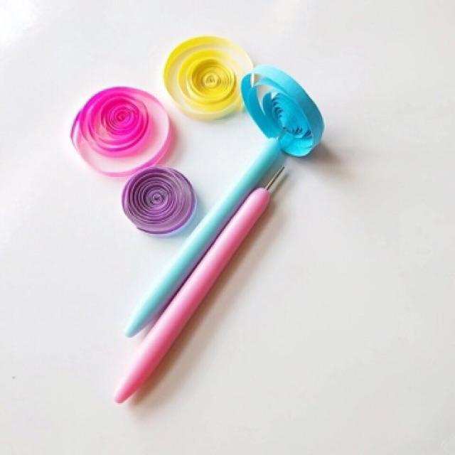Que cuốn quilling + Que chỉnh cán nhựa (02 chiếc)