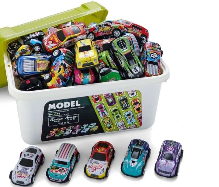 [Mã giảm 10K] Thùng 30 ô tô đồ chơi chạy đà cót kéo lùi chất liệu hợp kim cao cấp cho bé, Set 30 ô tô mini cho bé nhỏ nhắn xinh xắn tổng hợp nhiều...