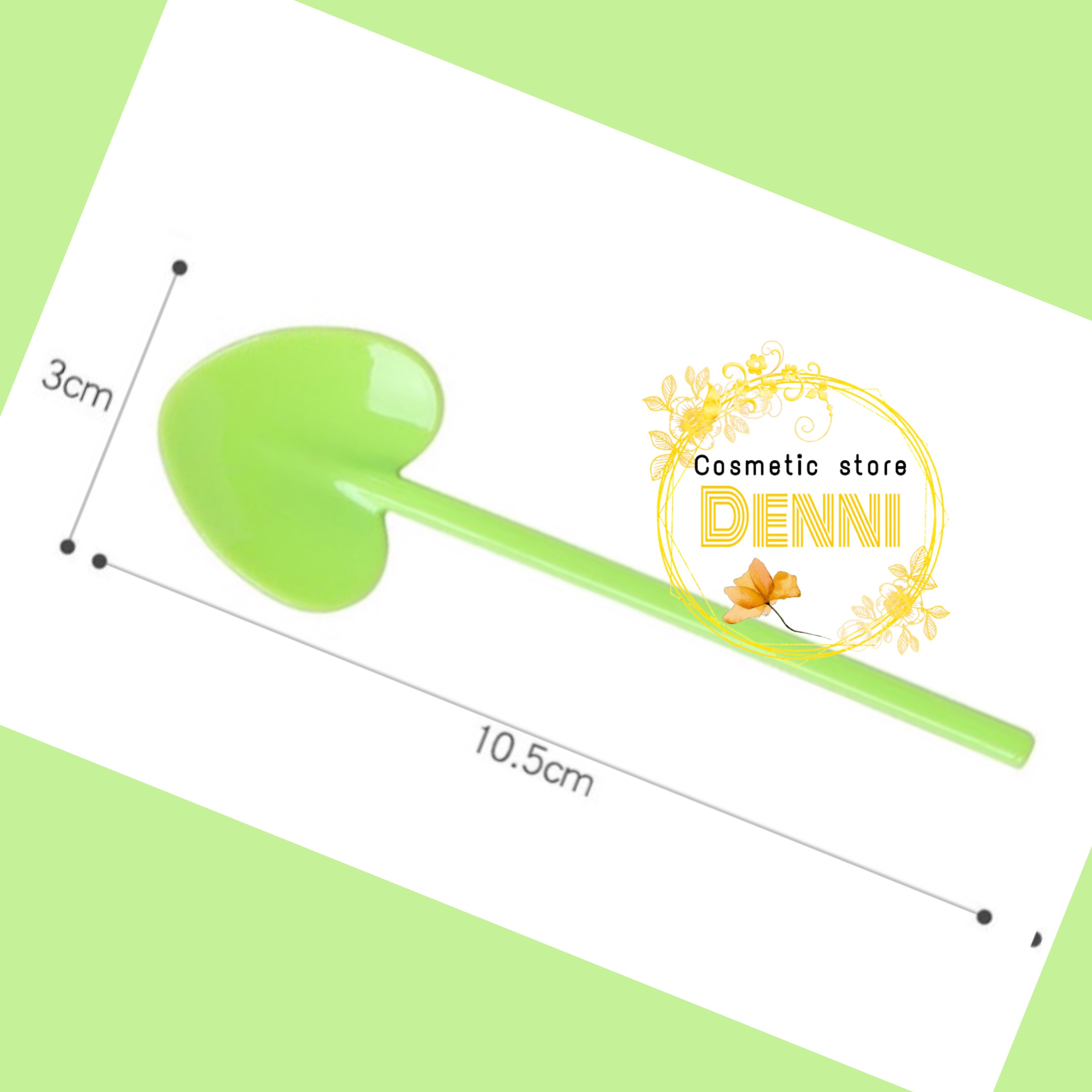 Combo 5 Muỗng trộn kem hình trái tim nhiều màu - muỗng tim lấy kem