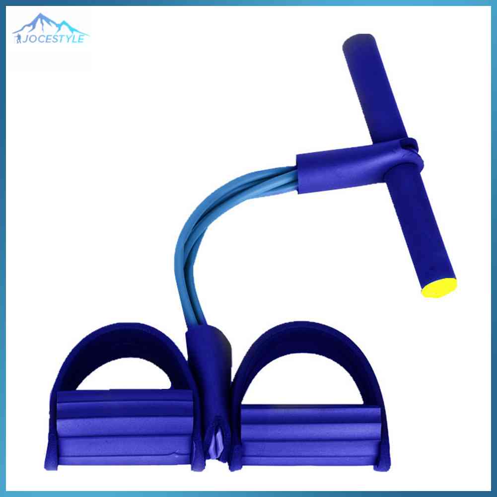 TPE Fitness Pull Rope Leg Tummy Training Sit Up Spring Pedal Rally for Working-out Accessory