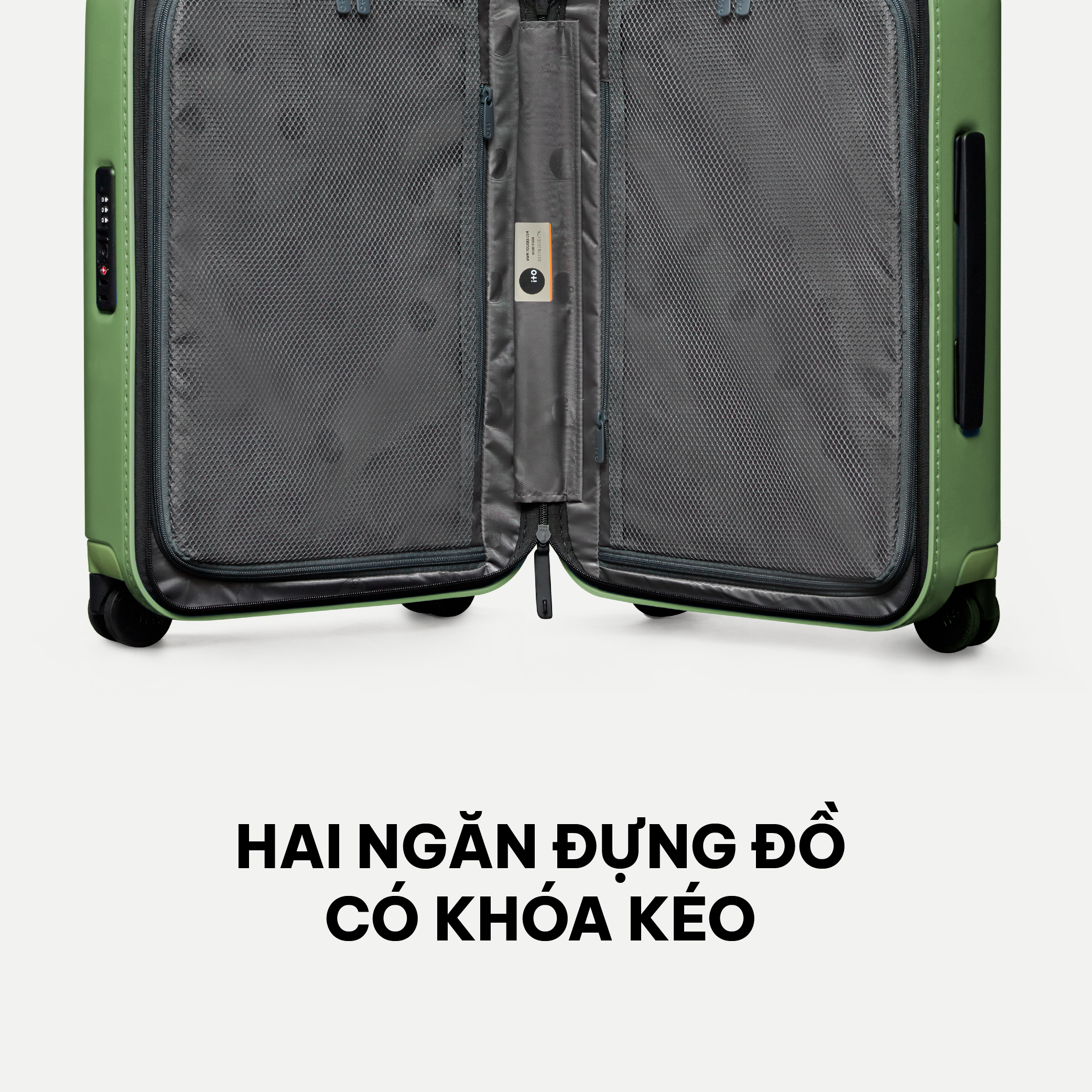 Vali ký gửi ITO Classic Wave 25-inch (64 cm) Hard Shell với khóa TSA