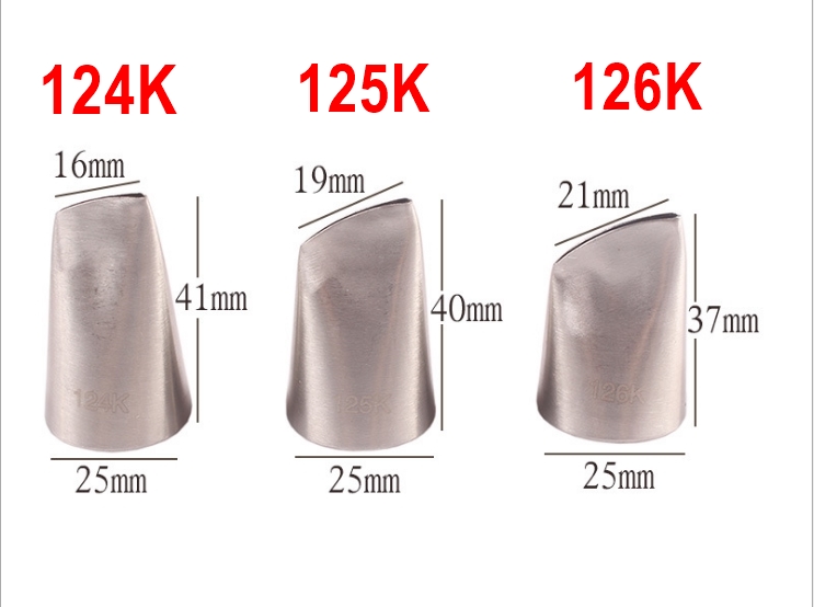 Bộ 3 Đuôi bắt bông kem hoa hồng đúc