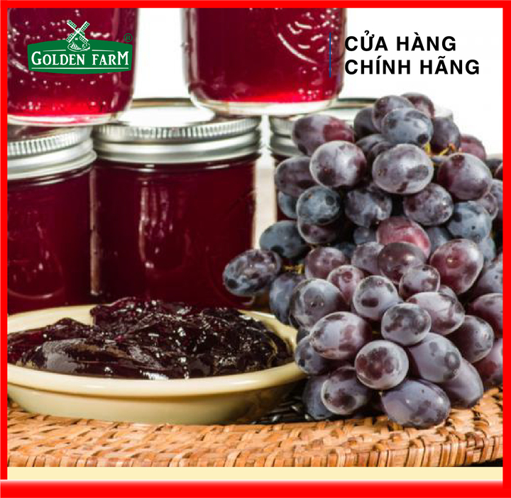 [HOÀN TIỀN MAX 10%][ HÀNG CÔNG TY] Mứt Nho Cao Cấp Golden Farm - Grape Jam
