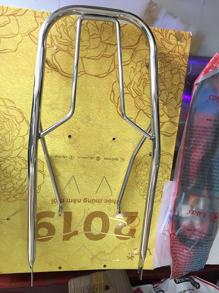 baga sau cho xe 67 (kiểu chaly 84) -Inox