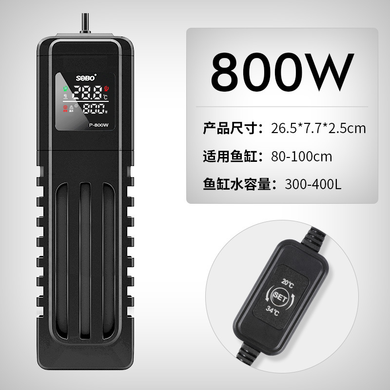 Sưởi sobo ptc có điều khiển p50w 100w 200w 300w 500w 800w 1000w 12000w - sưởi điện tử cho bể cá