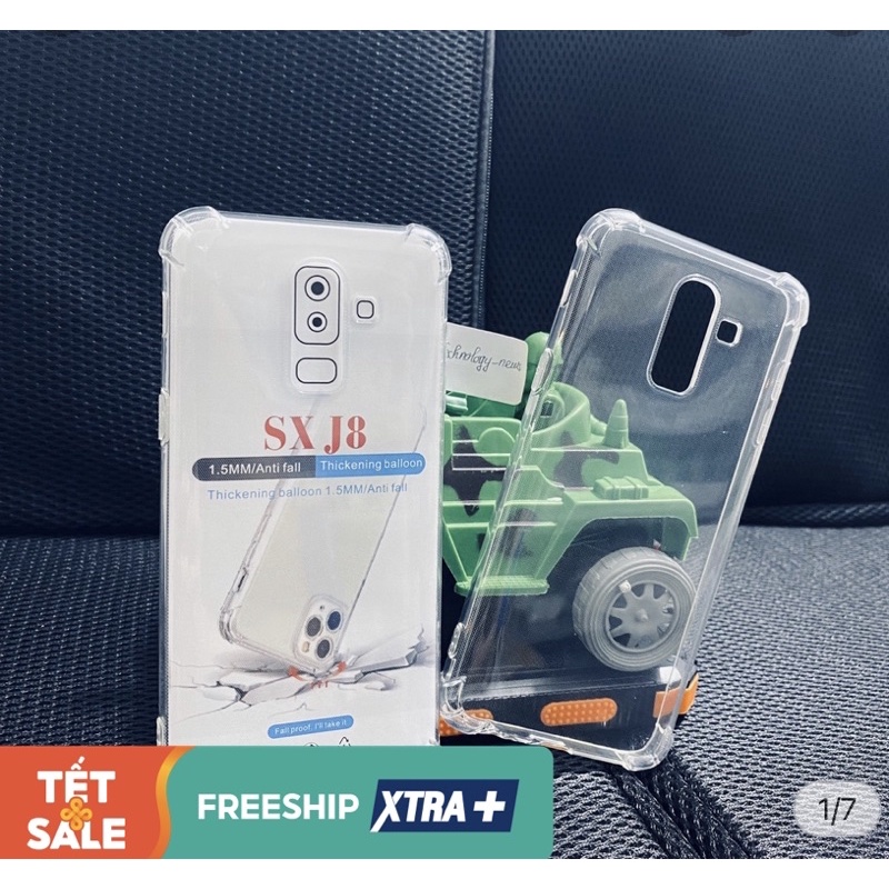 Ốp lưng Samsung J8 / A6plus dẻo kiểu da