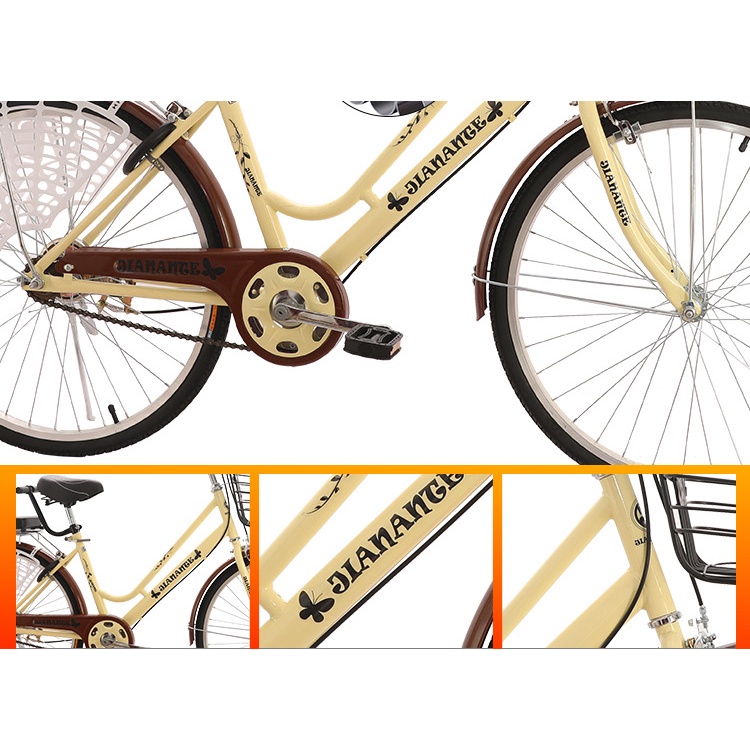 Xe Đạp Mini Nữ Bánh 26inch