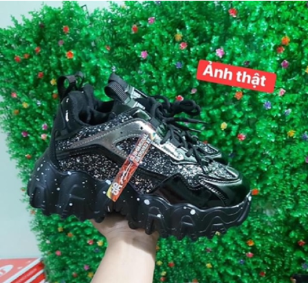 Siêu phẩm giầy nhũ độn đế hot hit 2021