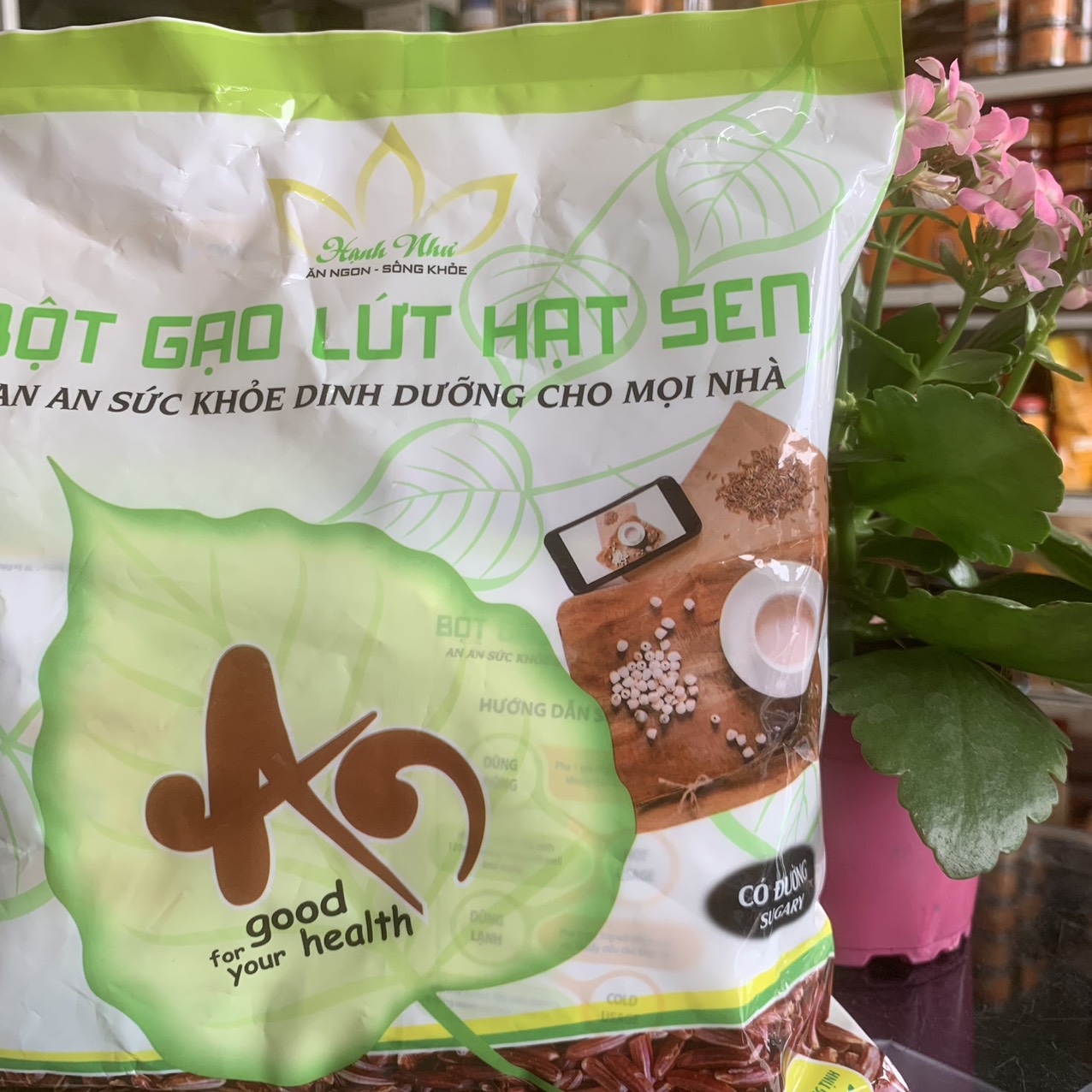 Bột Gạo Lứt Hạt Sen Hạnh Như 300g
