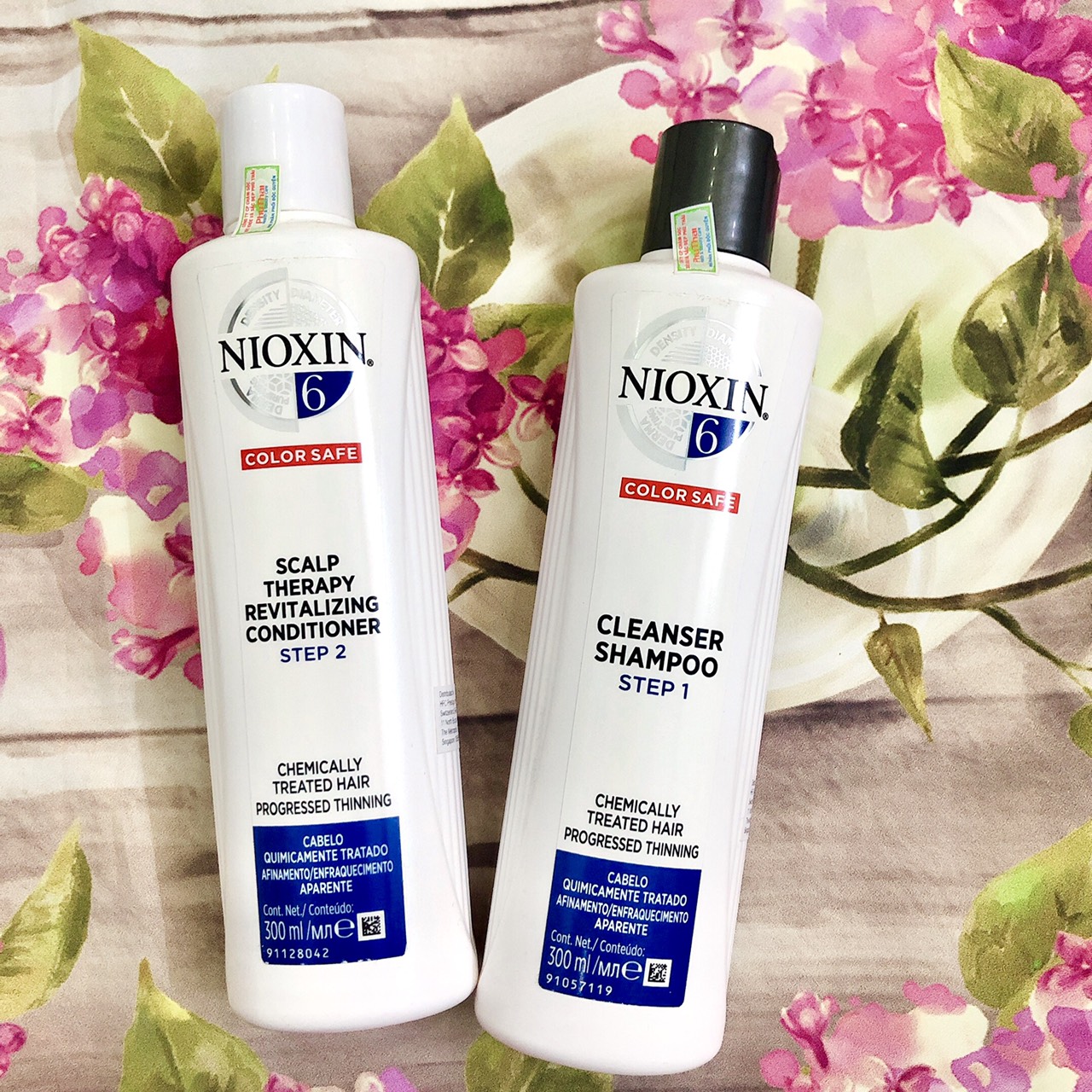 [HCM]DẦU GỘI / XẢ NIOXIN CHỐNG RỤNG TÓC ( HỆ THỐNG 6) 300ML