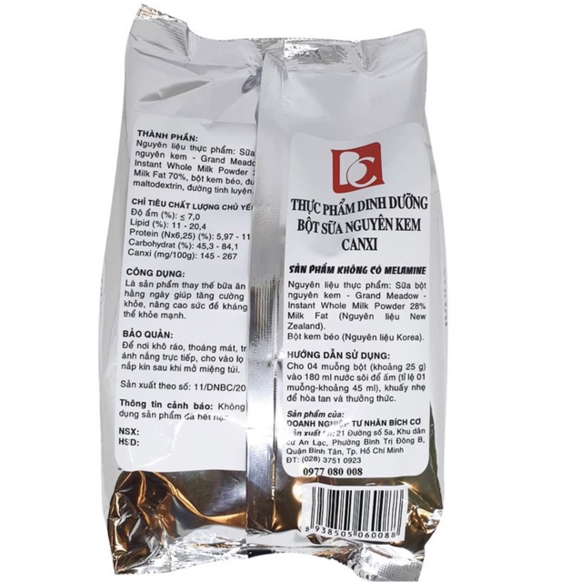 Sữa Bột Nguyên Kem Hai Con Bò Đỏ 500g