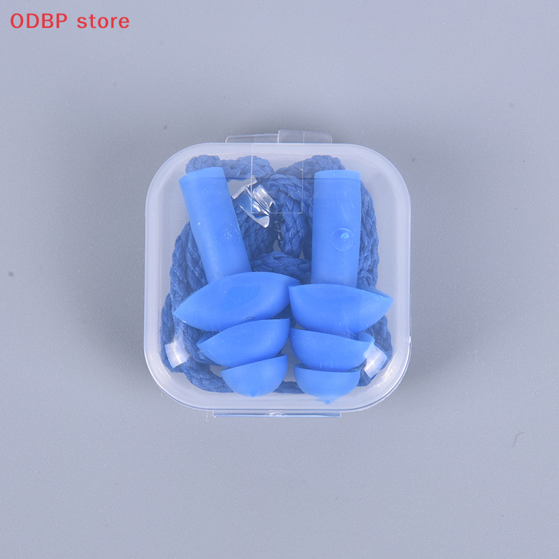 ODBP Nút bịt tai silicon Nút Bịt Tai Ngủ Nút Bịt Tai Bơi giảm tiếng ồn có dây