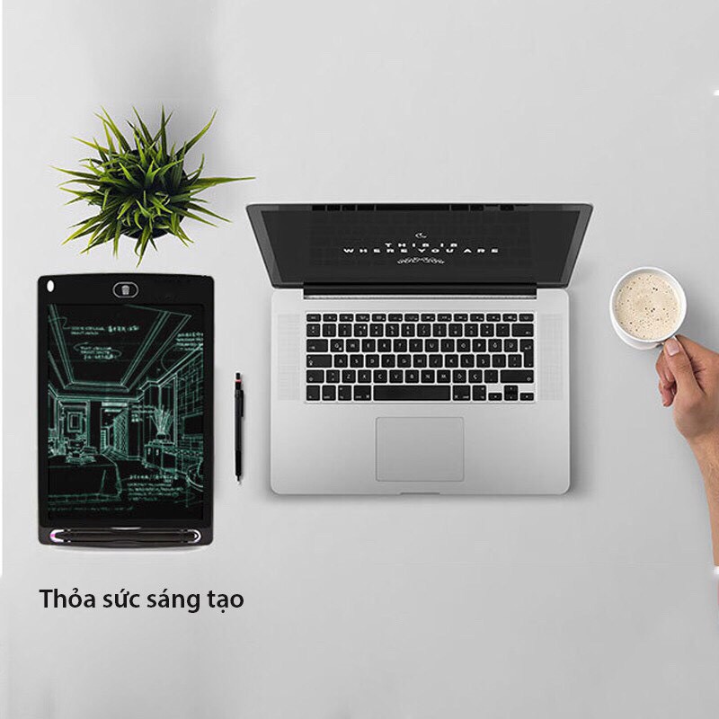 Bảng vẽ điện tử tự xóa thông minh LCD Tự Động Xóa  Cho Bé 5 inch 8.5 inch 10 inch 12 inch