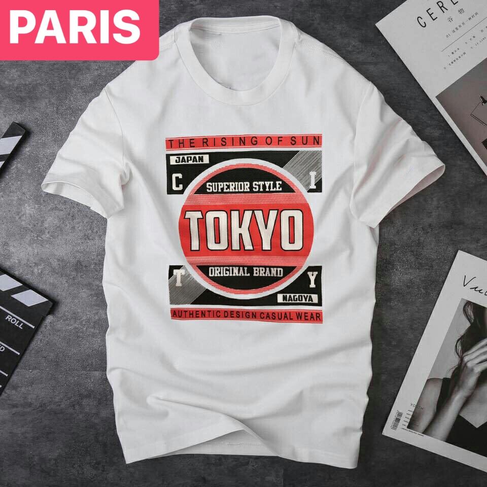 ÁO THUN NAM KIỂU NHẬT TOKYO SÀNH ĐIỆU HOT NHẤT HÈ 2019 - PARIS FASHION