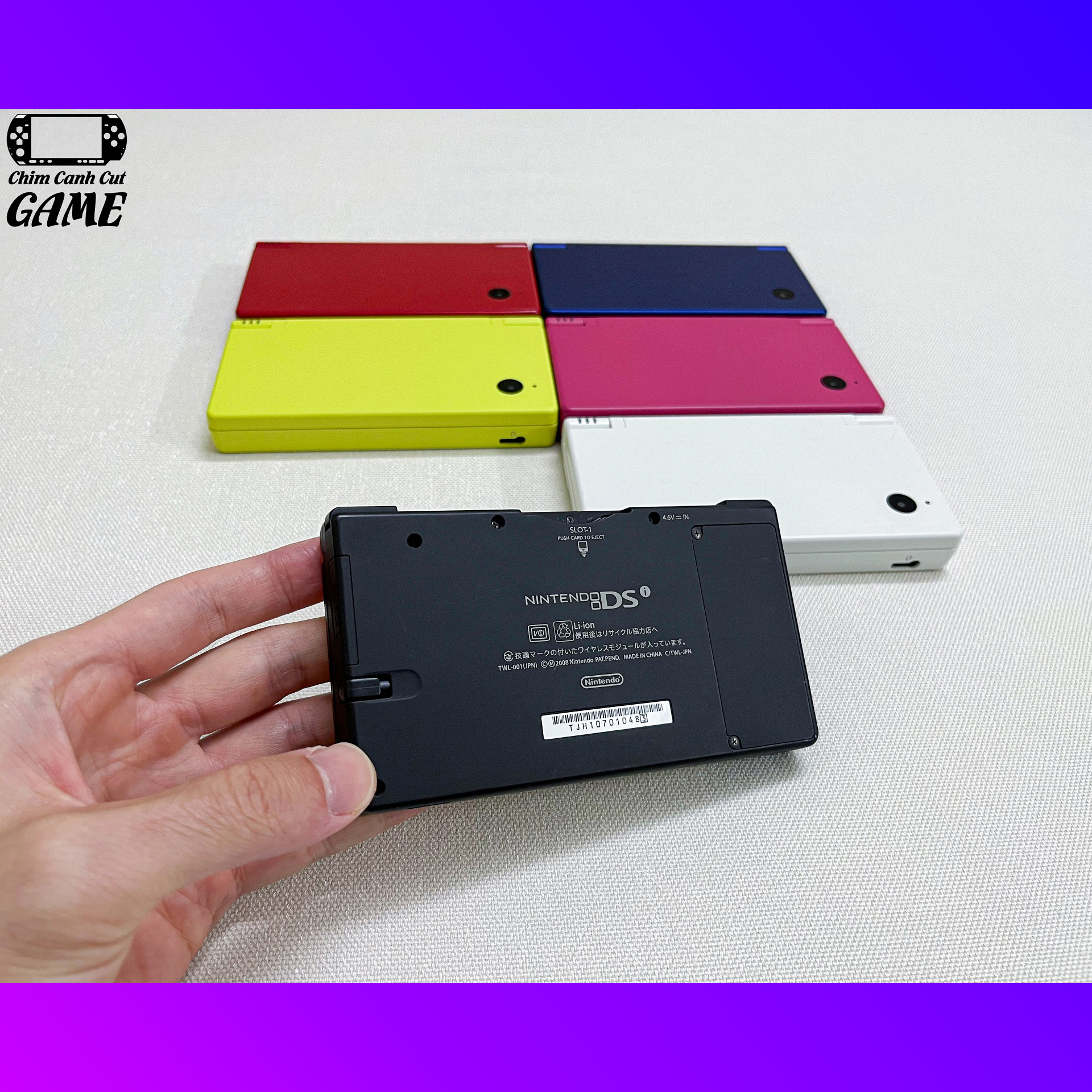 [CHÍNH HÃNG] Máy chơi Game Nintendo DSi (Miễn phí cài Game, Phụ kiện đầy đủ)