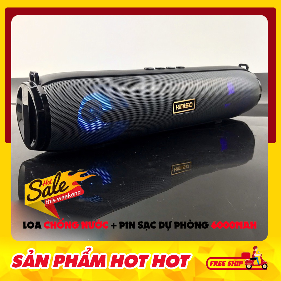 [HCM][LOA HIỆN ĐẠI ÂM THANH ĐẶC SẮC] Loa Bluetooth Kimiso KM-203 + Kèm Dây Đeo