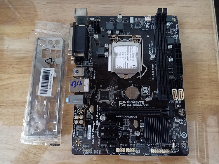 ComBo Main H81 SK 1150 gigabey / CPU G3220 - Core i3 4150 / RAM 4G DR3 - RAM 8G DR3 / Tặng fan zin kèm chắn Main