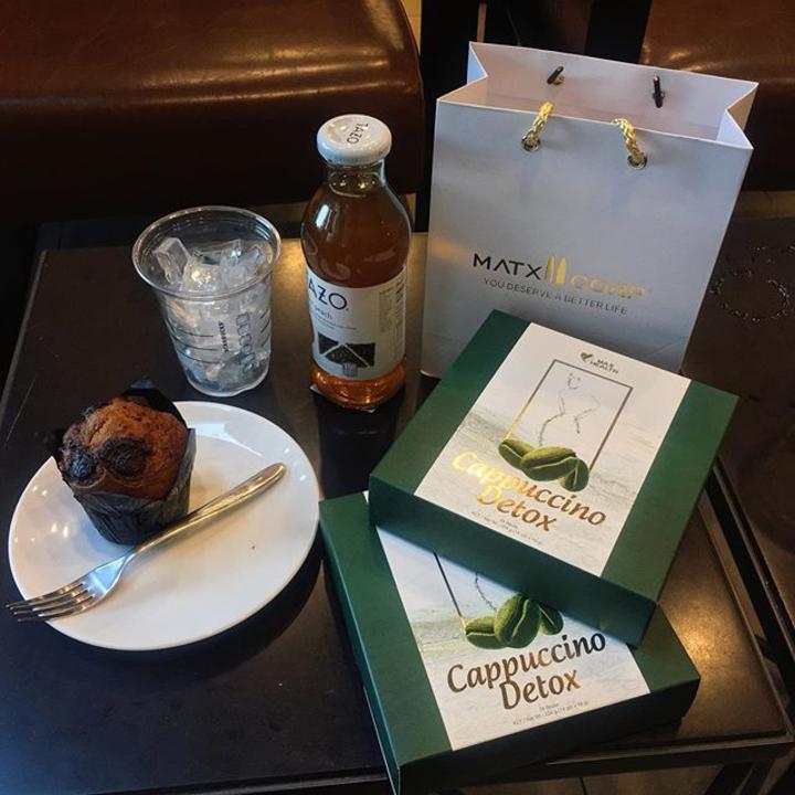 Cafe Giảm béo Cappuccino Detox Maxi SG (14 gói x 16g)
