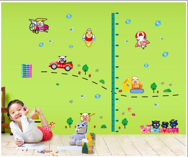 Decal thước đo mèo