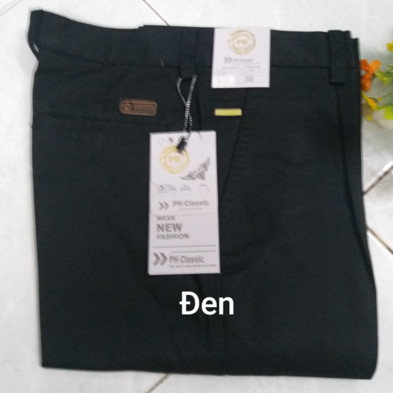 [HCM]Quần kaki trung niên xếp ly