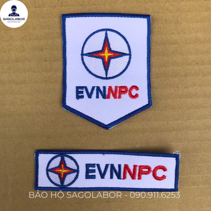Logo thêu áo điện lực EVN SPC NPC CPC HCMC