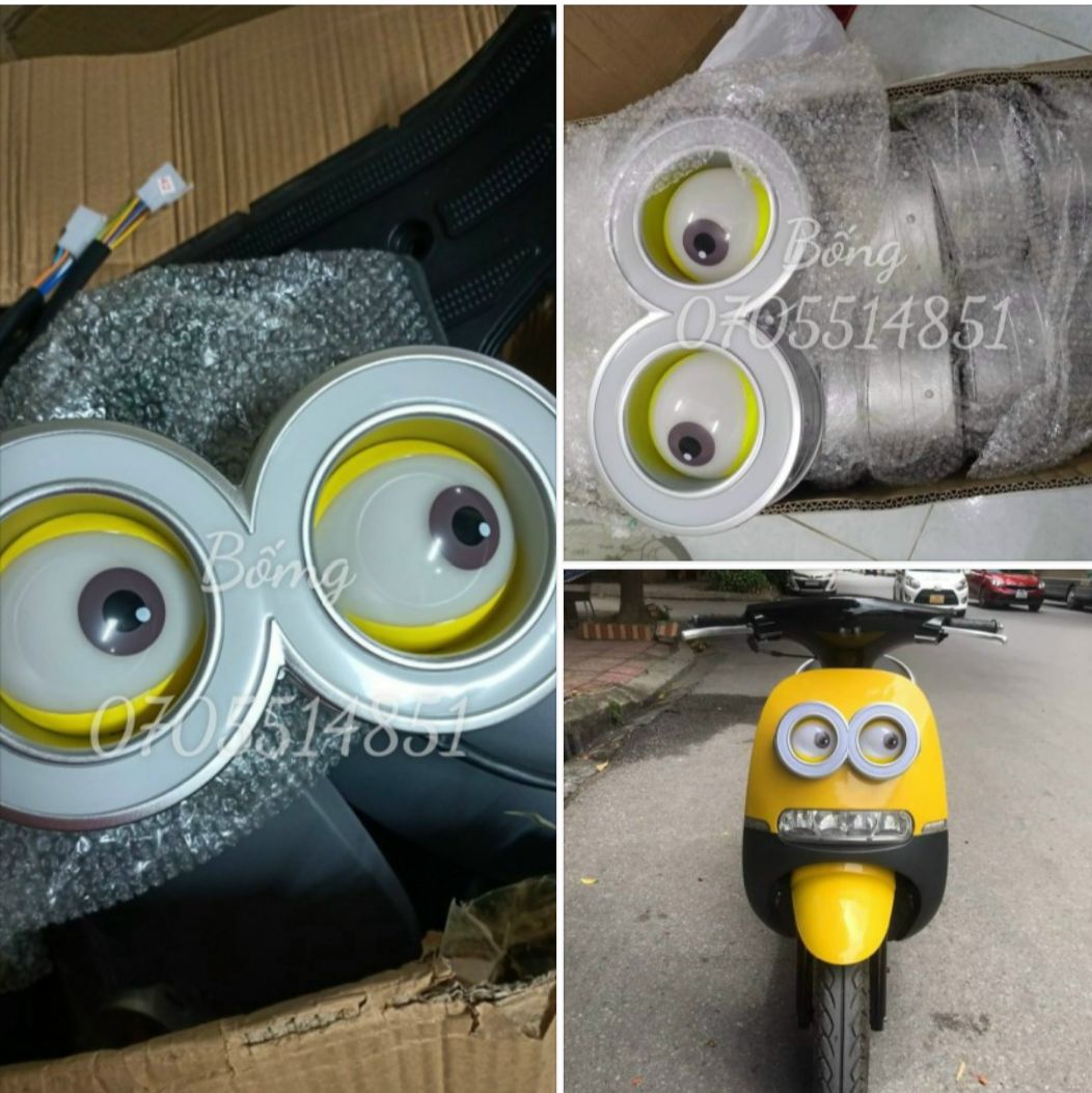 Đèn Minion lắp xe gogo