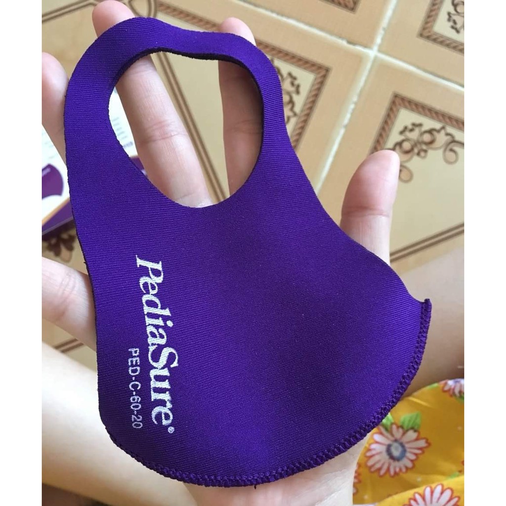 [Quà tặng không bán] Khẩu trang vải thun Poly 2 da Pediasure