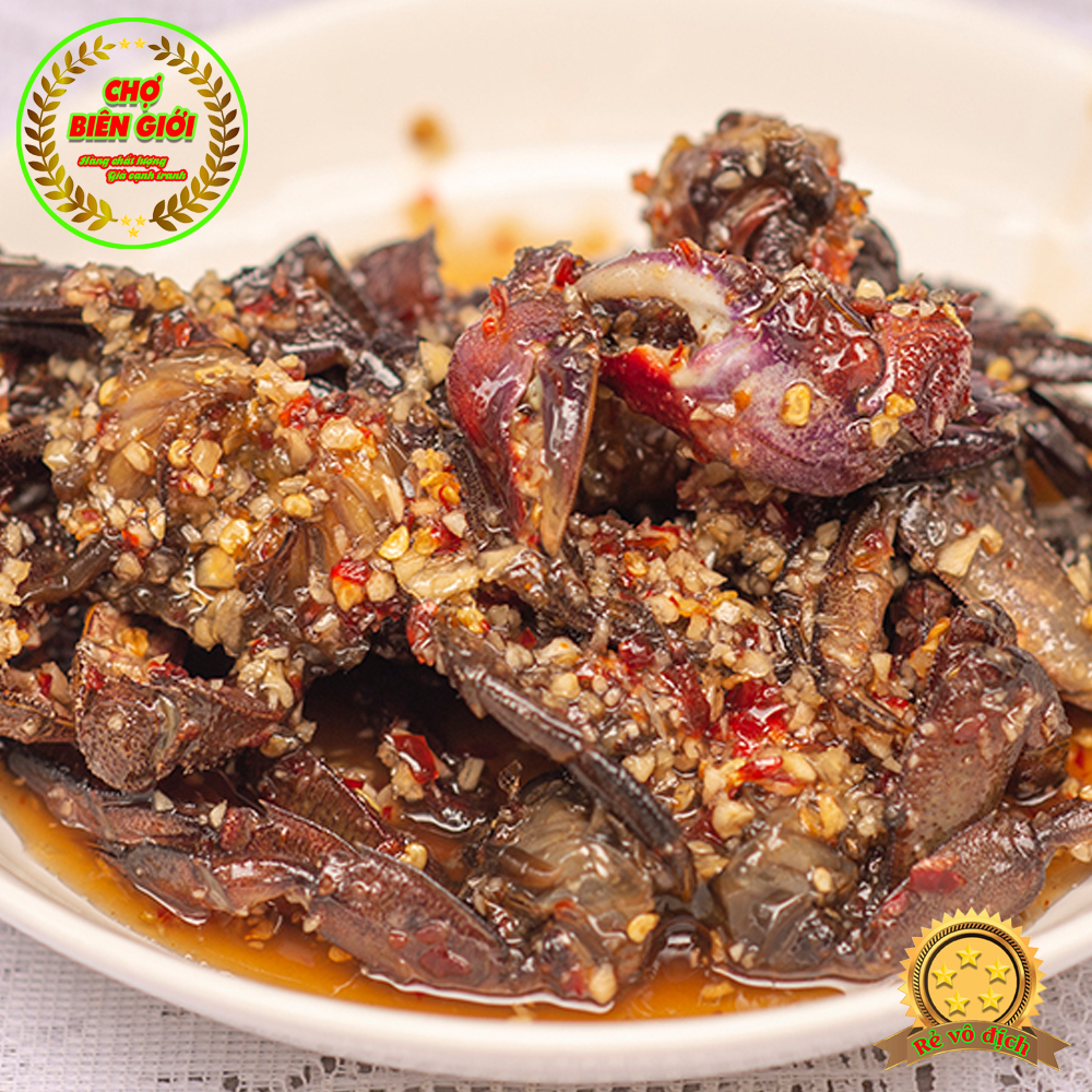 Mắm Ba Khía Châu Đốc Trộn Sẵn Tỏi Ớt Vừa Ăn Mua Về Là Ăn Liền Hủ 700gr