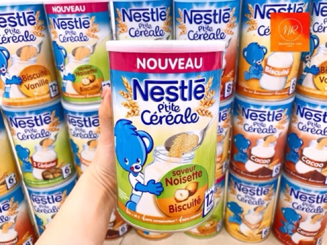 Bột Lắc Sữa Nestle 400gr Dành Cho Bé Lười Bú-Pháp[Date 2020]