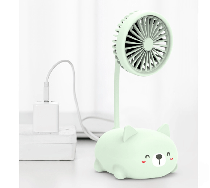 [HCM]Quạt mini sạc điện đế hình thú