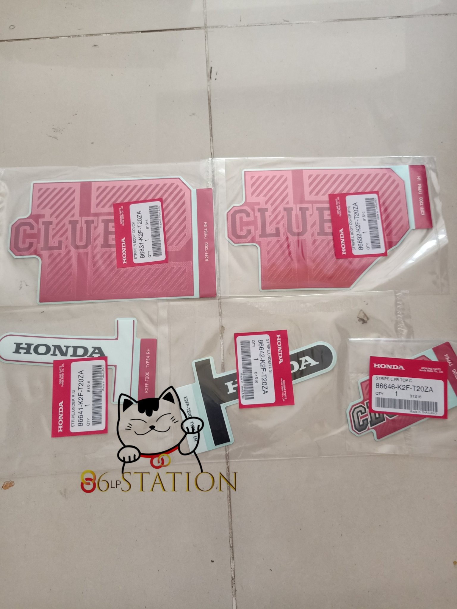 TEM GIẤY SCOOPY 2021 CLUB 12 MÀU ĐỎ