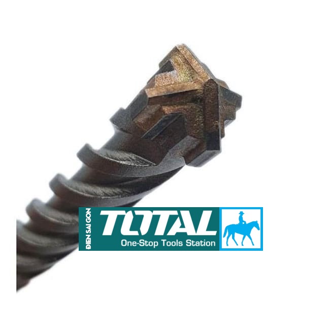 MŨI KHOAN BÊ TÔNG Khoang tường gạch Đầu Bốn cạnh 16mm 20mm DÀI 31cm ĐUÔI GÀI TOTAL TAC311604C