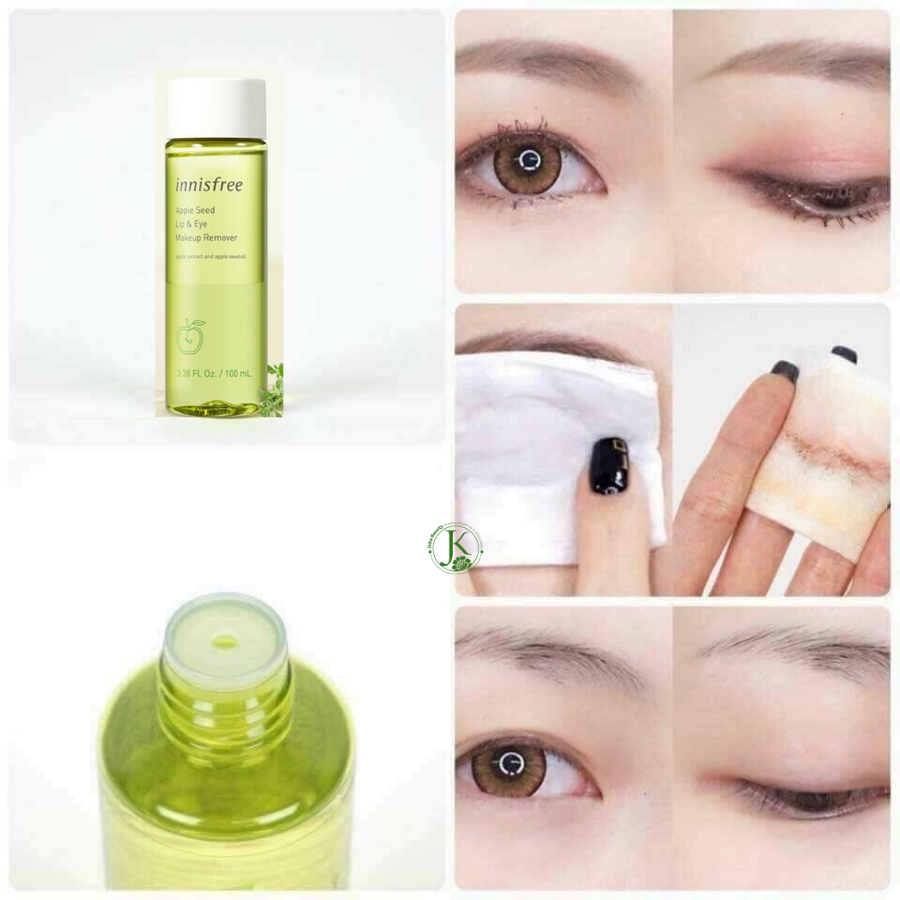 [HCM]Tẩy trang mắt môi Innisfree Apple Seed Lip & Eye Remover