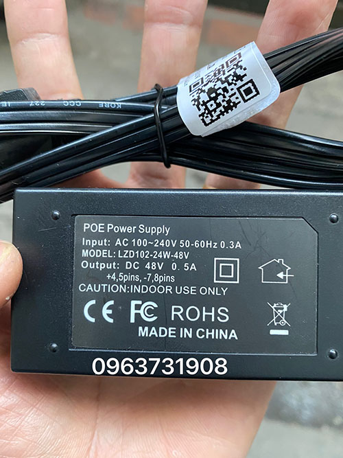 Nguồn POE 48V 0.5A