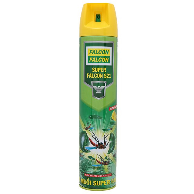 - bình xịt côn trùng facol 600ml + 60ml = chai 660ml