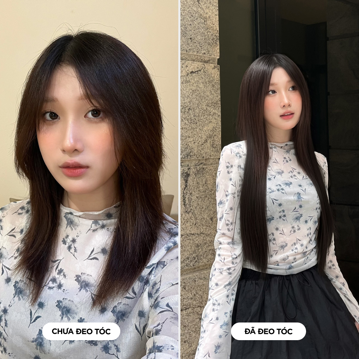Tóc Kẹp 6 Phím CAPELLI Dáng Thẳng 45-55cm