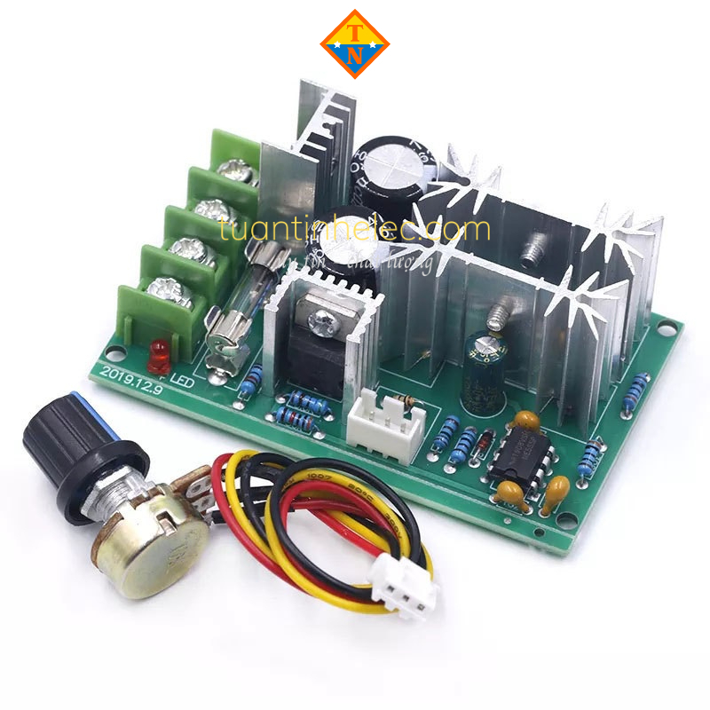 Module điều khiển tốc độ động cơ pwm dc-dc 10v-60v 20a 1200w # linh kiện điện tử