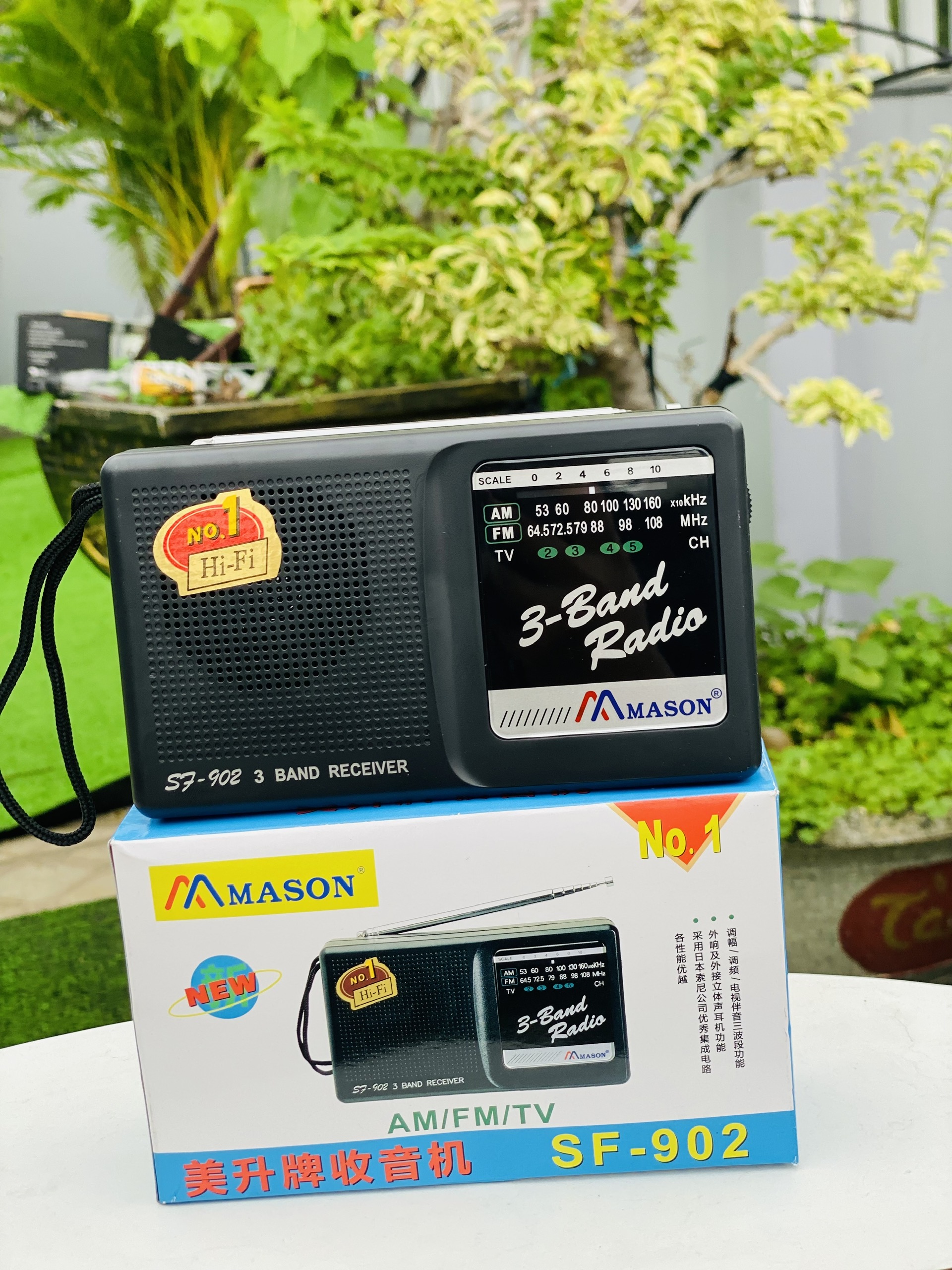 Đài FM radio SW-902 nghe nhạc làm quà tặng ông bà cha me