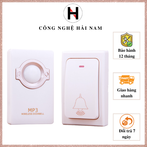 Chuông cửa không dây cao cấp nhiều kiểu chuông HN-868