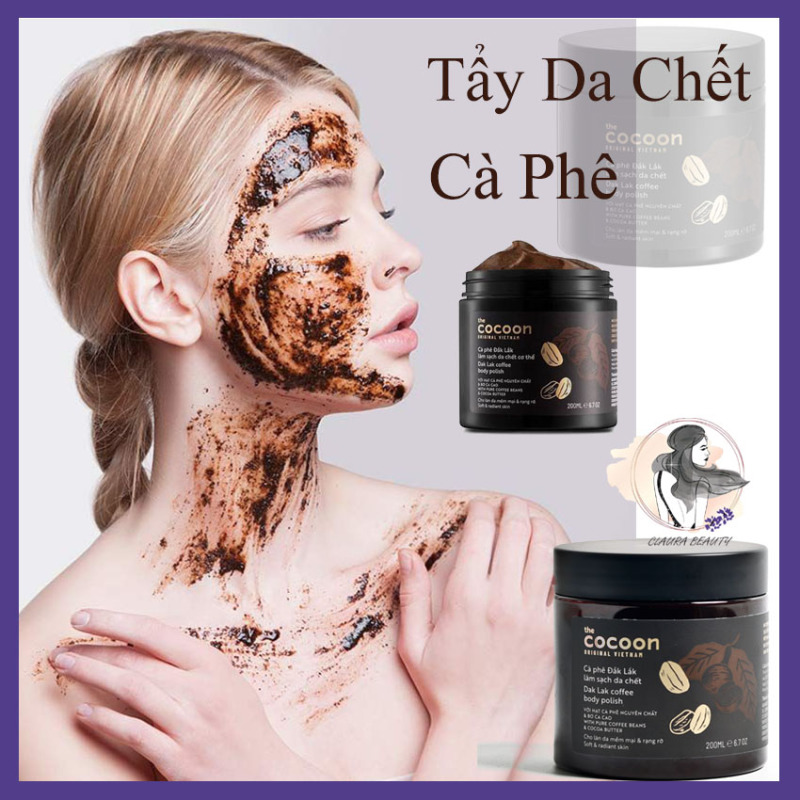 Tẩy da chết cà phê cocoon 150ml cho da mặt