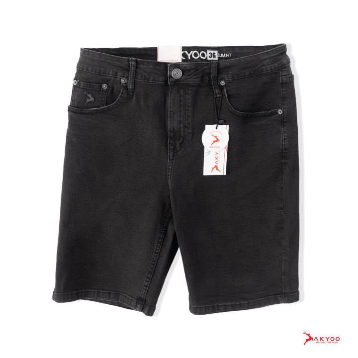 Quần Short Jean Đen Xám Dành Cho Nam&hellip;
