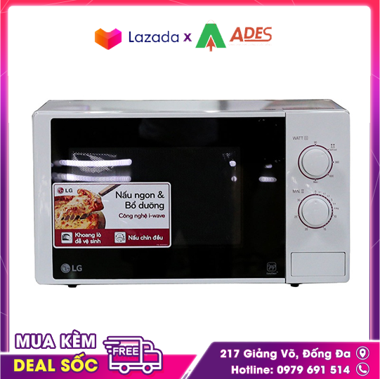 Lò vi sóng cơ lg ms2324d 23 lít - bảo hành chính hãng
